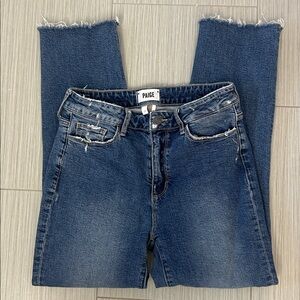 PAIGE Jacqueline Straight ankle Jean size 29